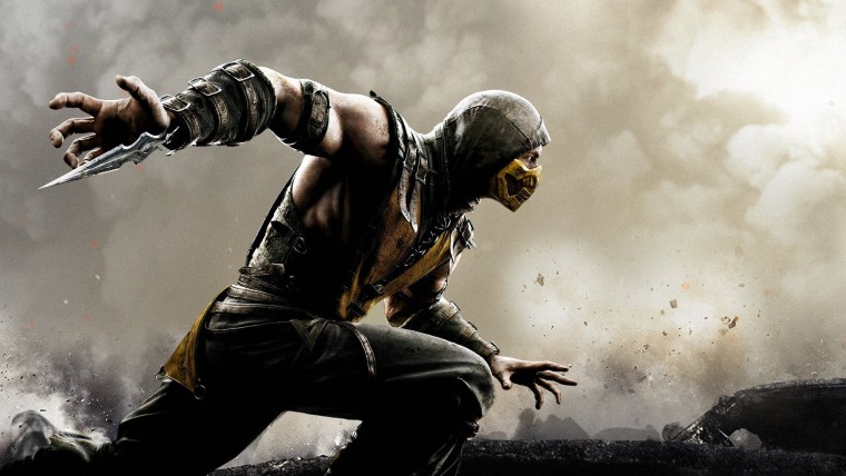 Скорпион Mortal Kombat x 4k