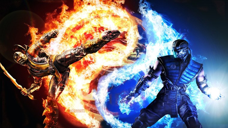 Мортал комбат Скорпион и саб Зиро