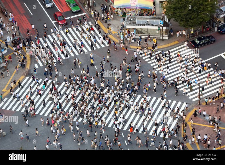 Пешеходы в Японии