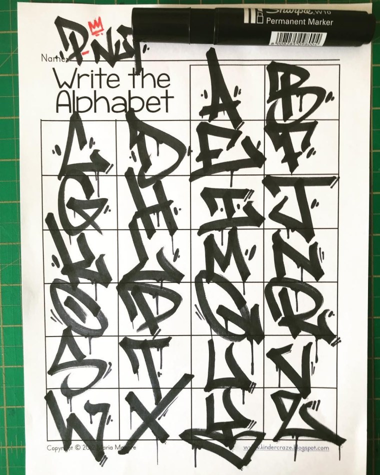 Граффити буквы русские