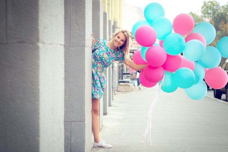 Фотосессия с воздушными шарами