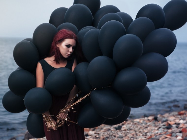 Фотосессия с воздушными шарами