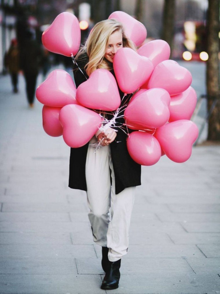 Девушка и воздушные шары