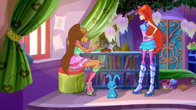 Винкс 5 сезон Блум в пижаме