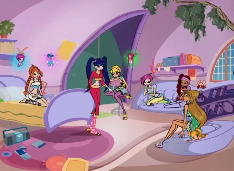 Винкс комната Блум и Флоры