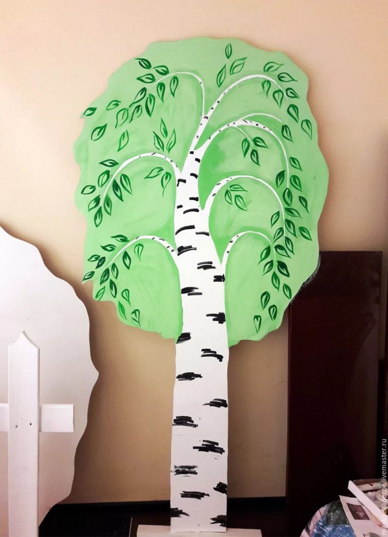 Поделка дерево из бумаги