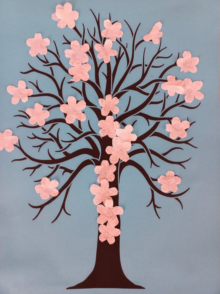 Весеннее дерево своими руками