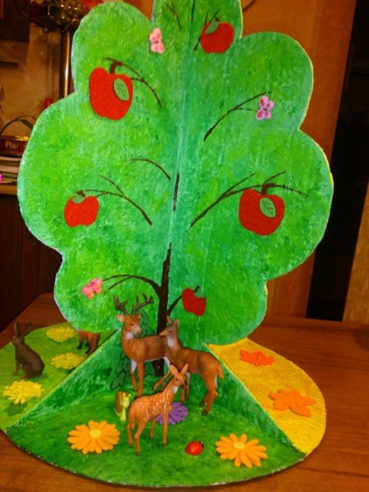 Поделка дерево в детский сад
