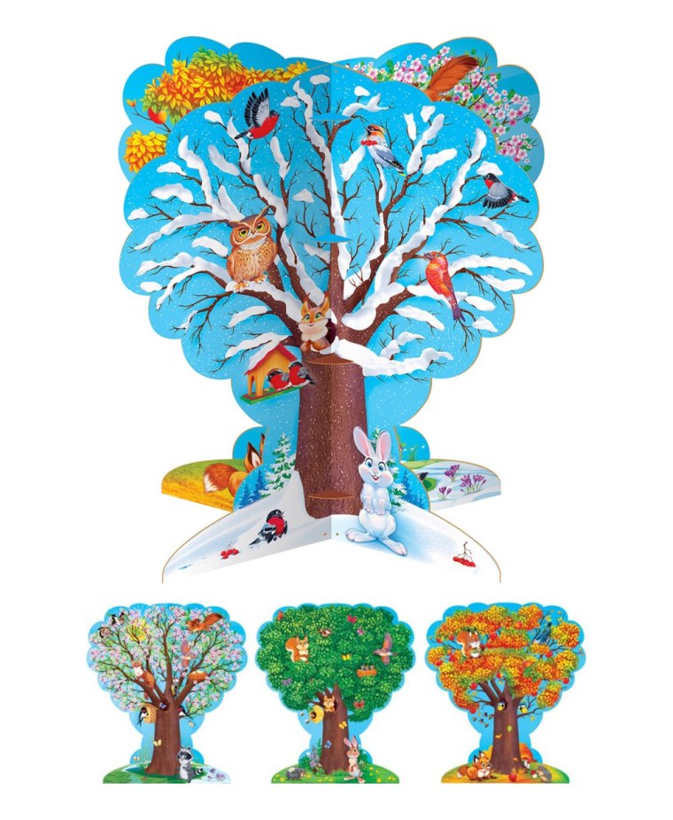 Сезонное дерево для детского сада