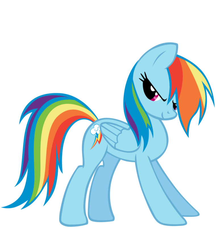Рейнбоу Дэш пони улыбка