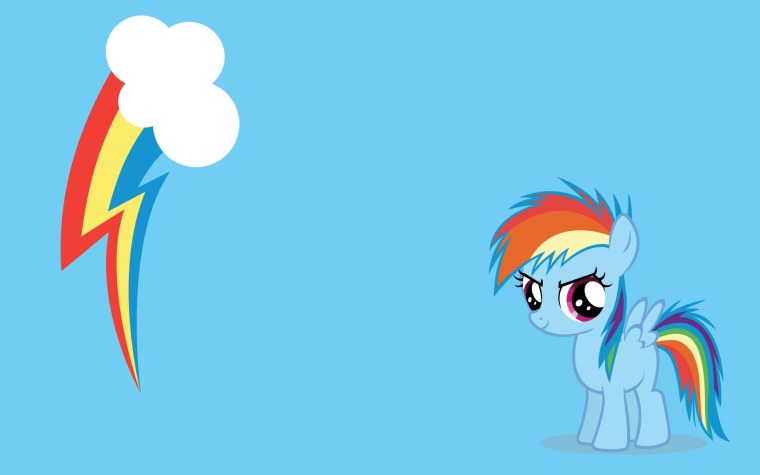 Рейнбоу Дэш маленькая