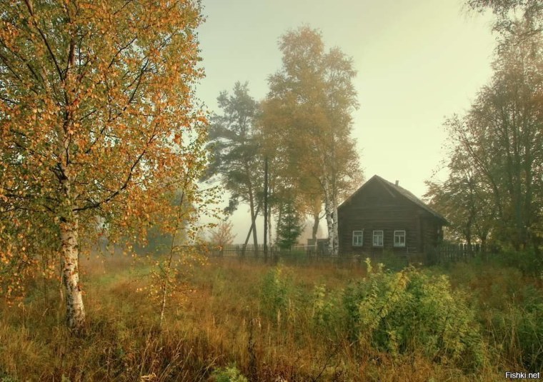 Осень на Руси в деревнях