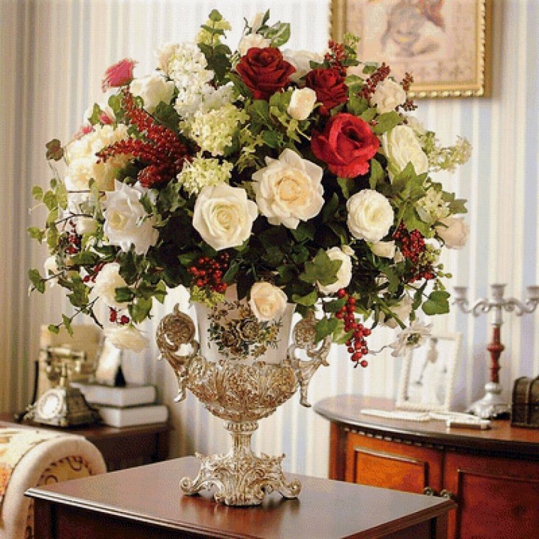 Бидермейер композиция Цветочная