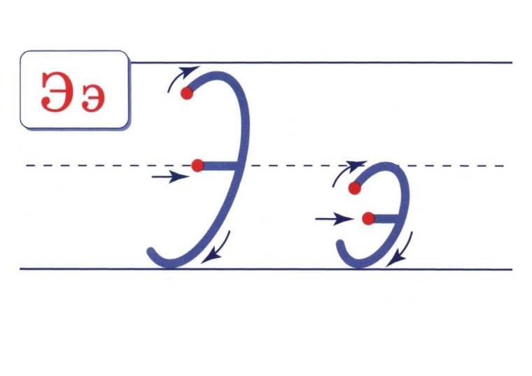 Буква э прописная
