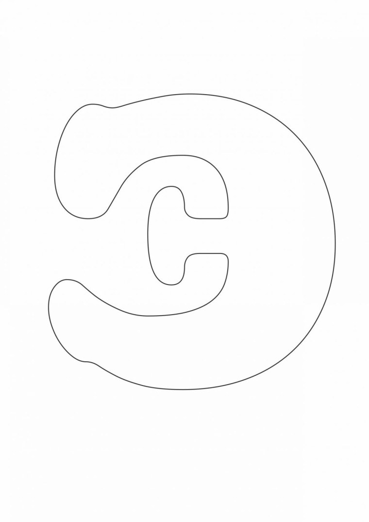 Буква э объемная