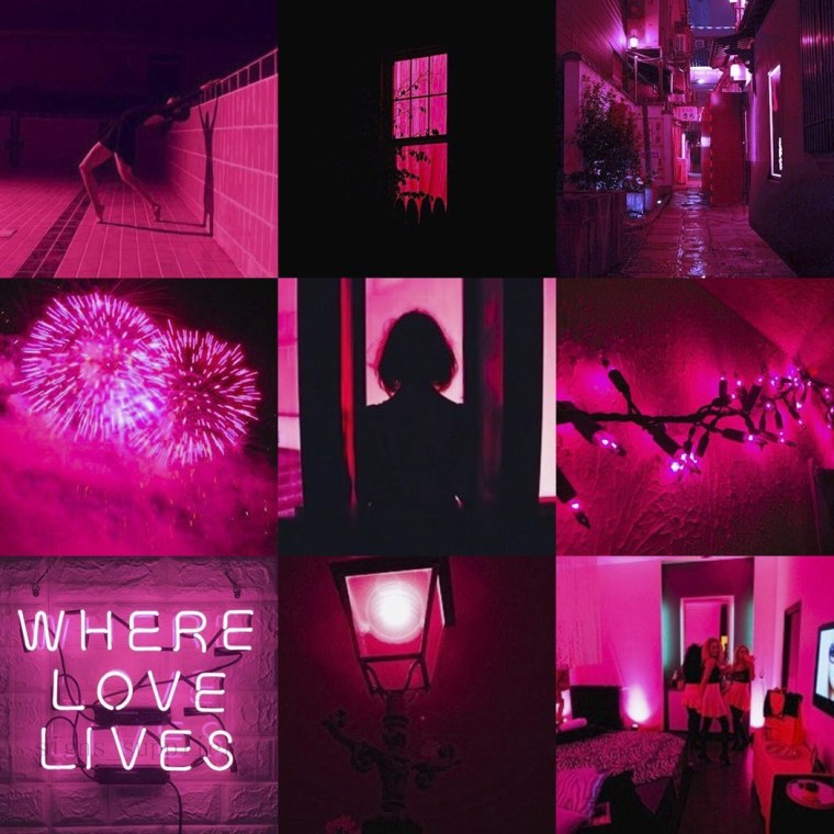 Эстетика ярко розового