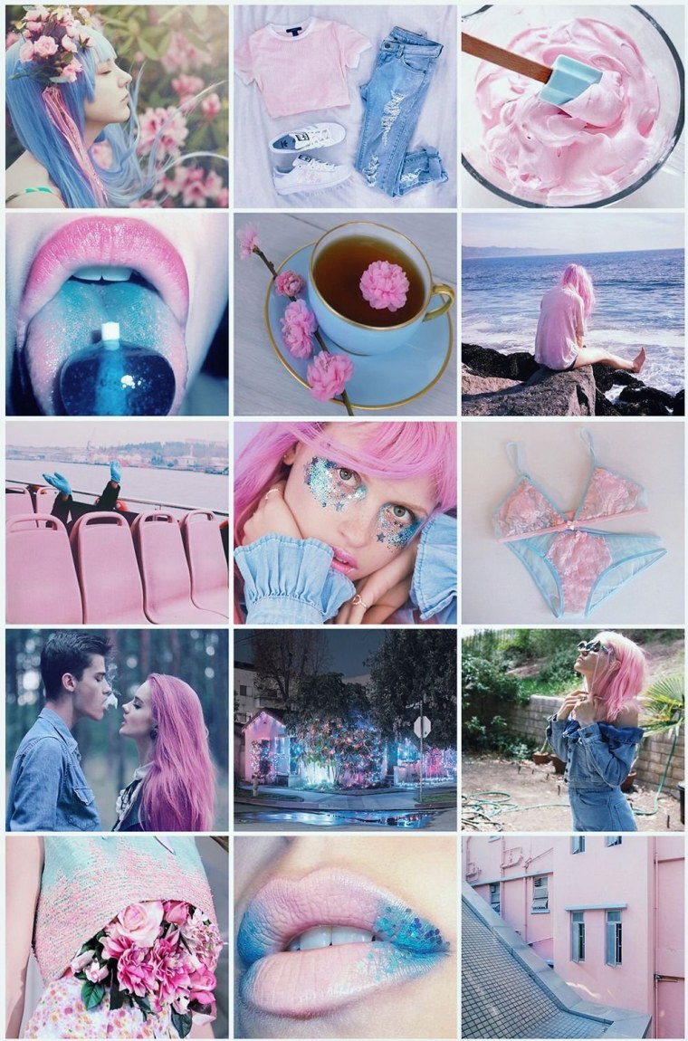 Голублрозоая эстетпка