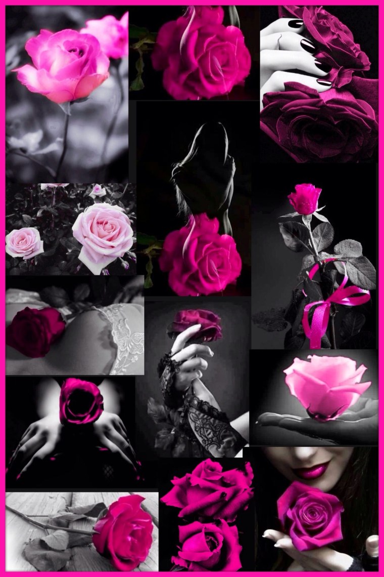 Фотоколлаж черного цвета
