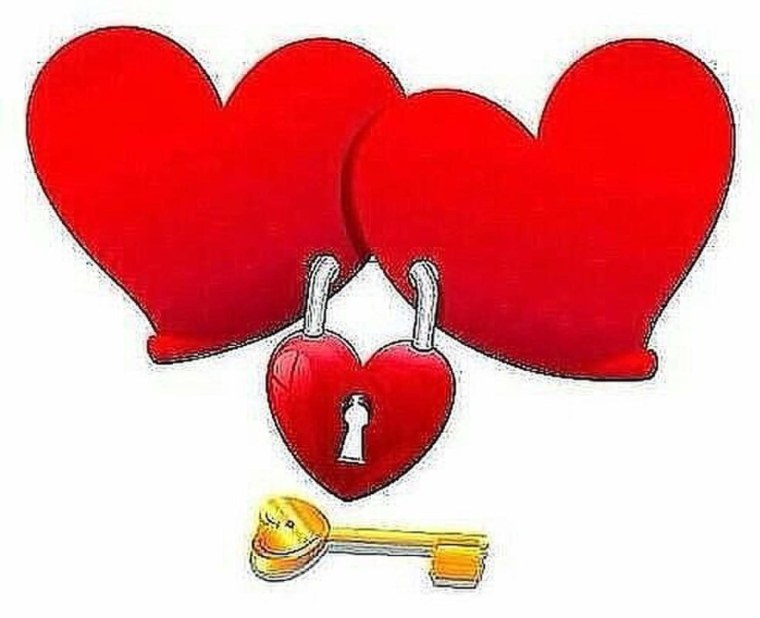 Два сердечка