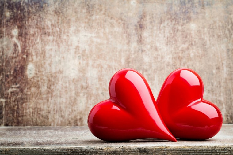 Влюбленные сердечки