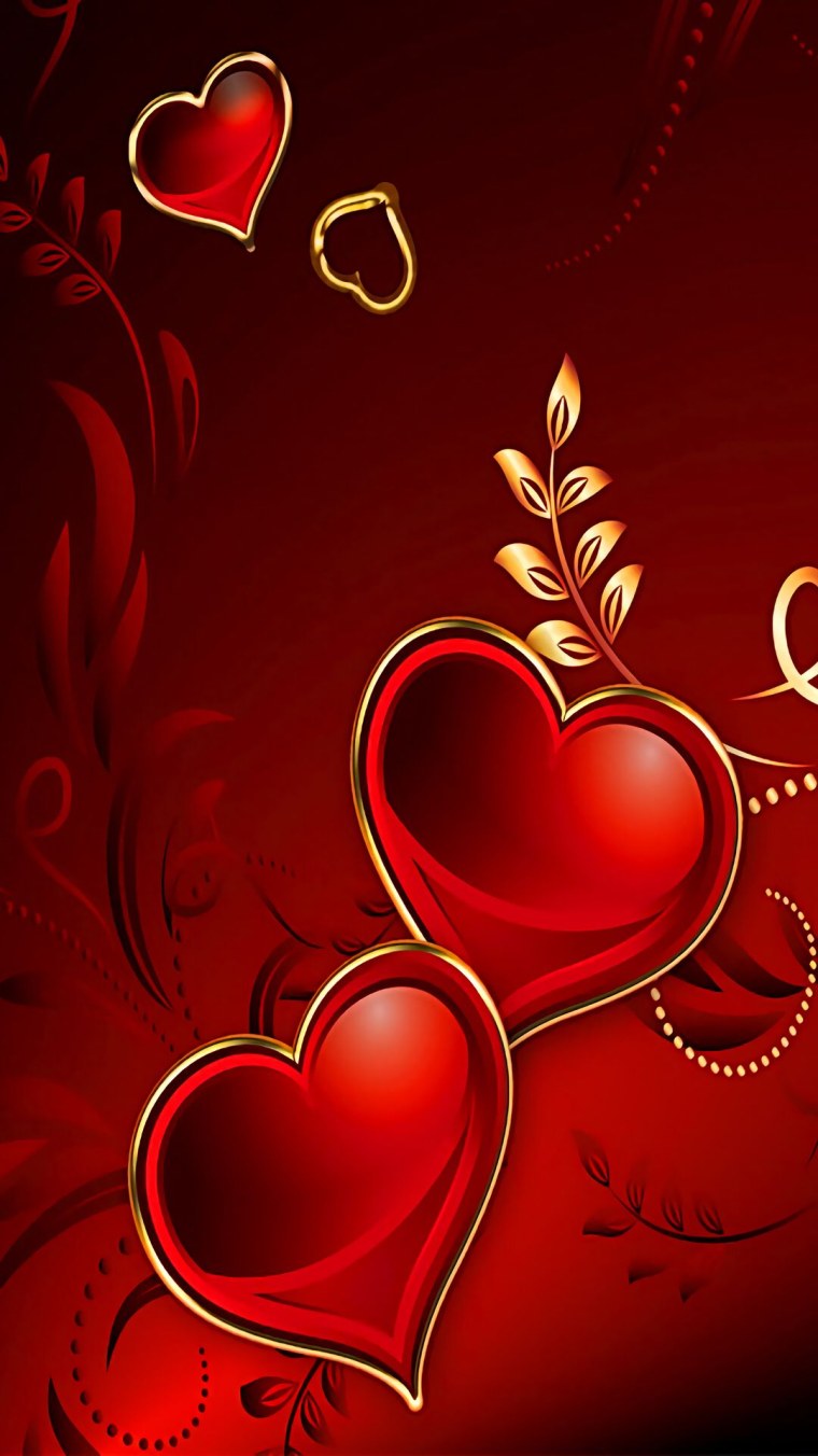 Два сердечка