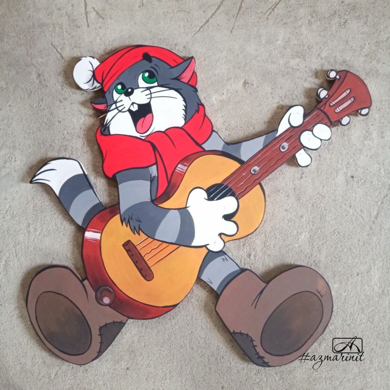 Кот Матроскин из фанеры