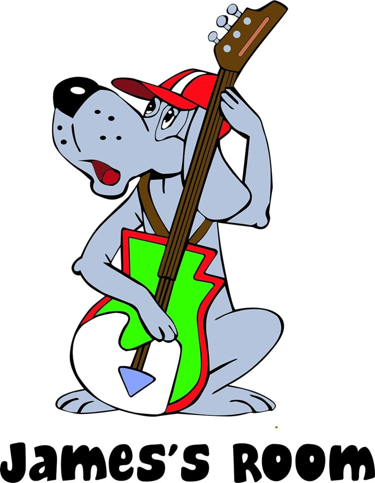 Собака с музыкальным инструментом