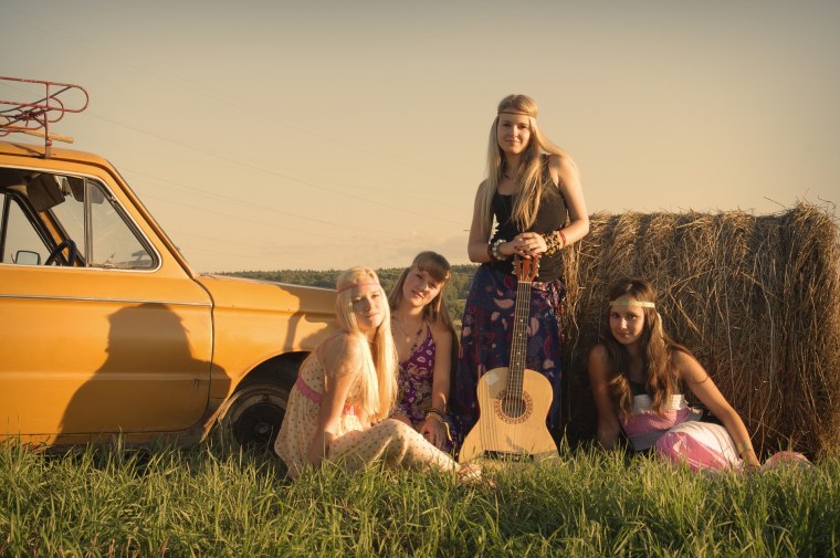 Хиппи 90 в России