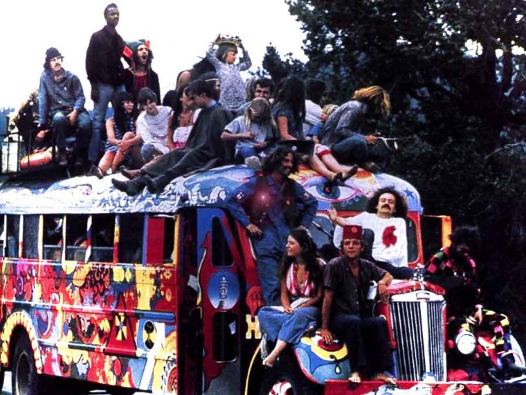 Хиппи в 60-е годы