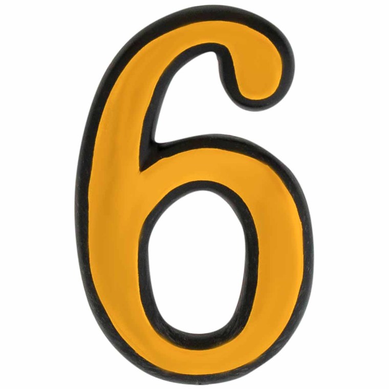 Цифра 6 маленькая