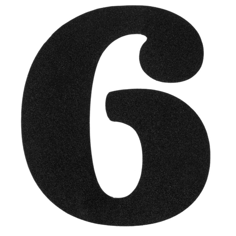 Цифры черные