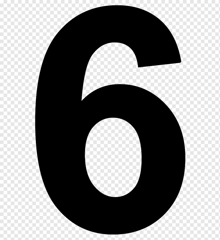 Белые цифры на черном фоне