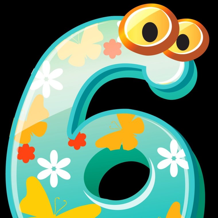 Красивые Веселые цифры