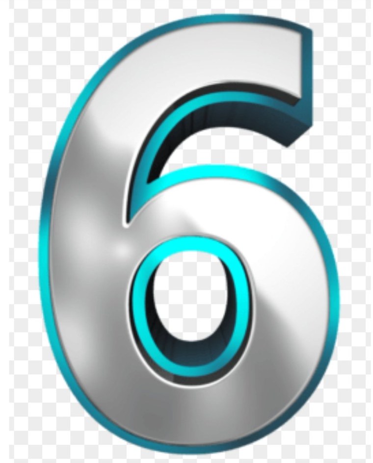 Цифра 6 3d
