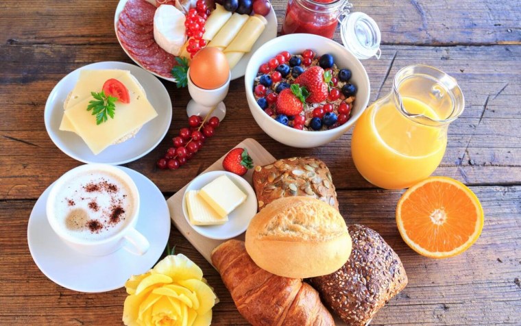 Красивый завтрак