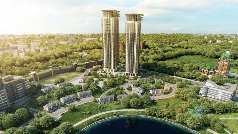 Новый жилой комплекс Долина Сетунь и Воробьевы горы