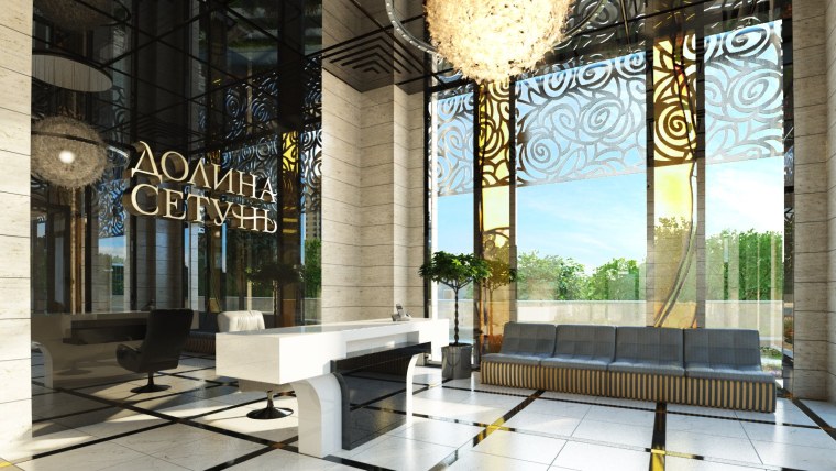 Территория ЖК Долина Сетунь