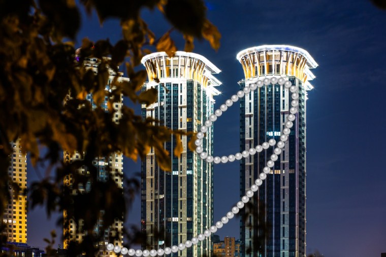 Долина Сетунь ночью