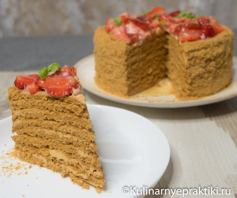 Двухэтажный медовик