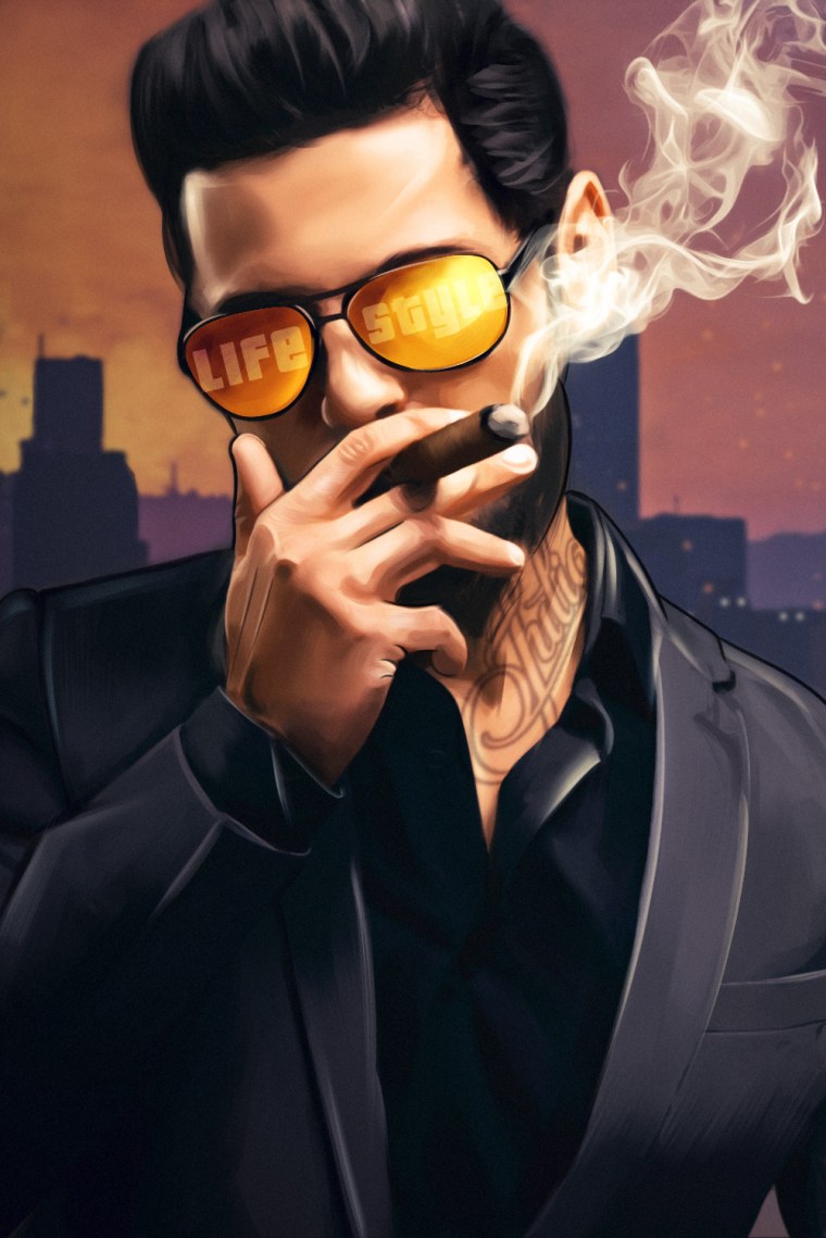 Арт парень бизнесмен