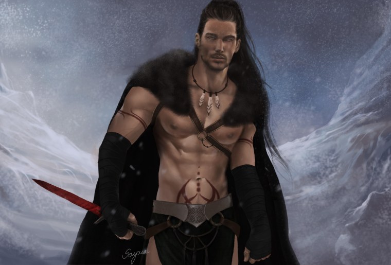 Фэнтези мужчины воины