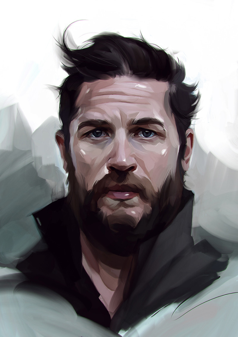 Том Харди арт фото