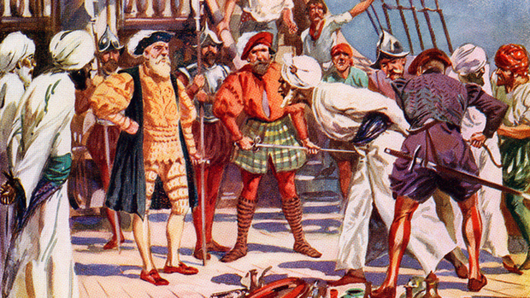 ВАСКО да Гама и купцы в Индии