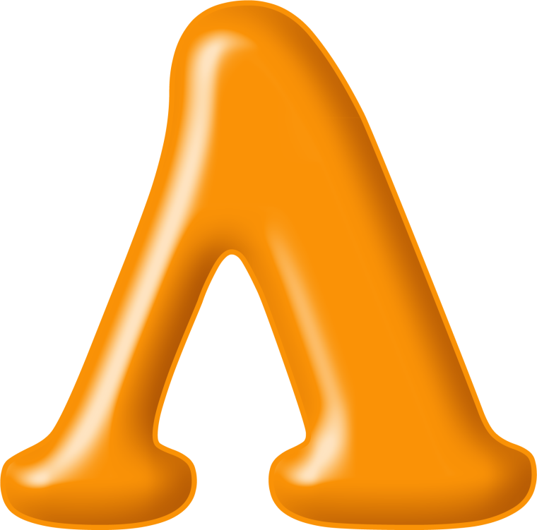 Буква л разноцветная