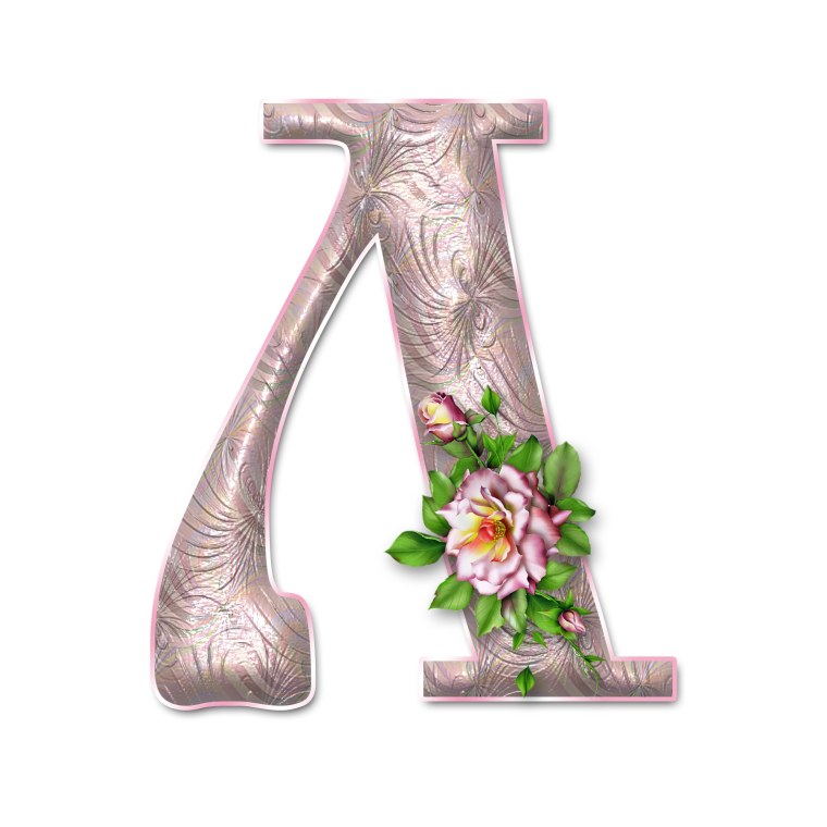 Цветочная буква л