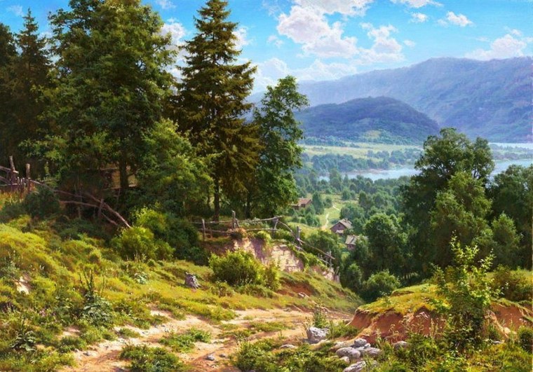 Художник пейзажист Басов Сергей