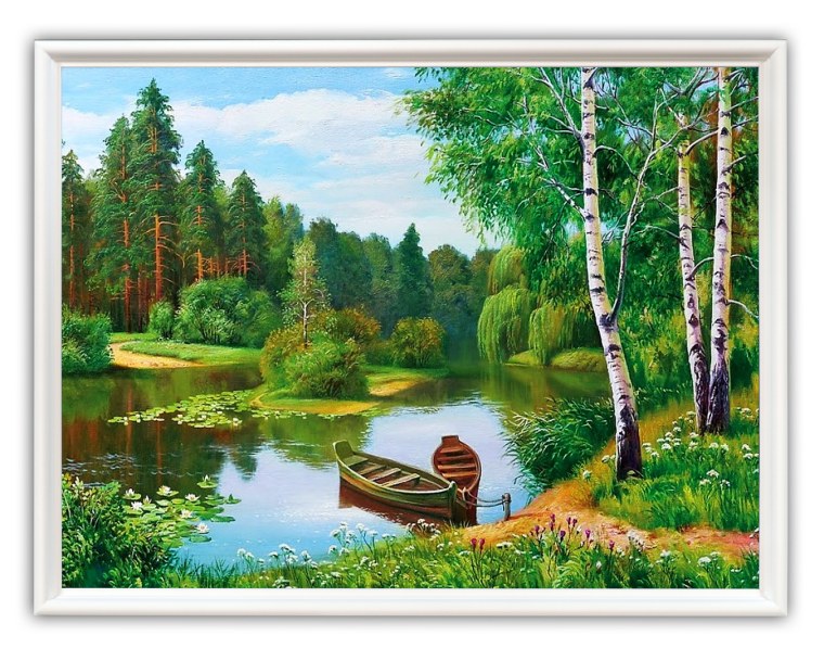 Золотое Руно березы у реки