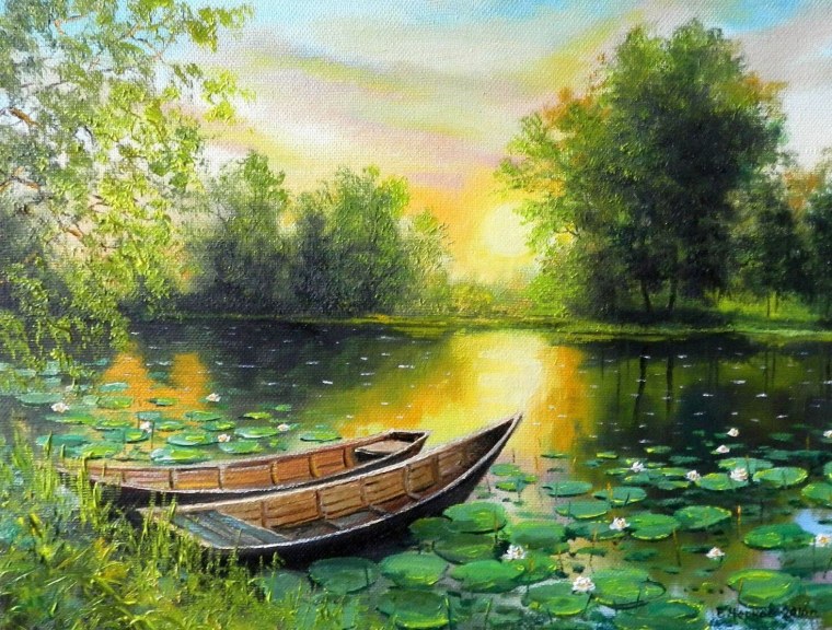 Картины лето Владимир Чернов картины