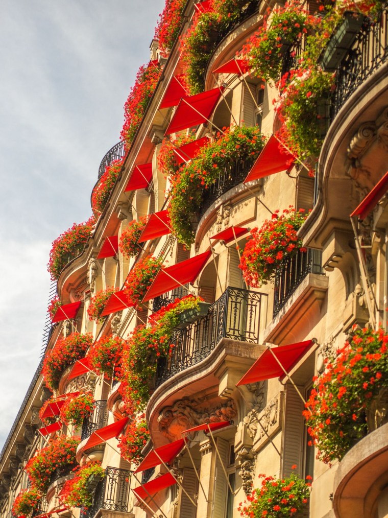 Балкон с цветами