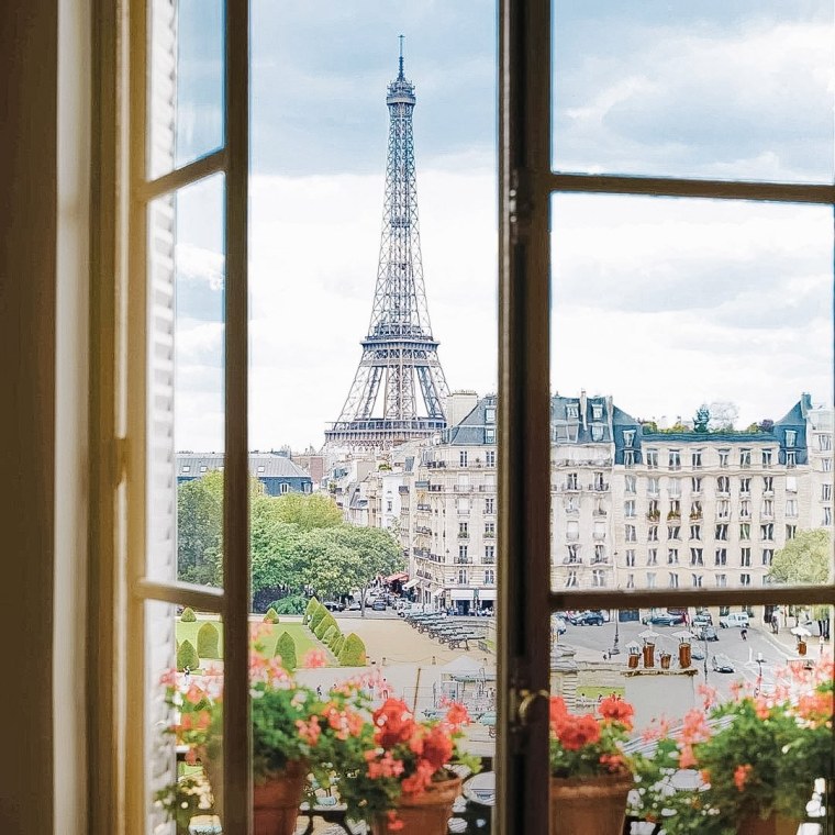 Париж Эйфелева башня балкон Париж